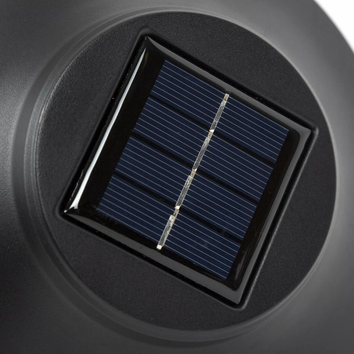 Zestaw 6 Lamp Ogrodowych LED z Automatycznym Włączaniem – Nowoczesne Oświetlenie Zewnętrzne, Czarne Lampy do Ogrodu 5