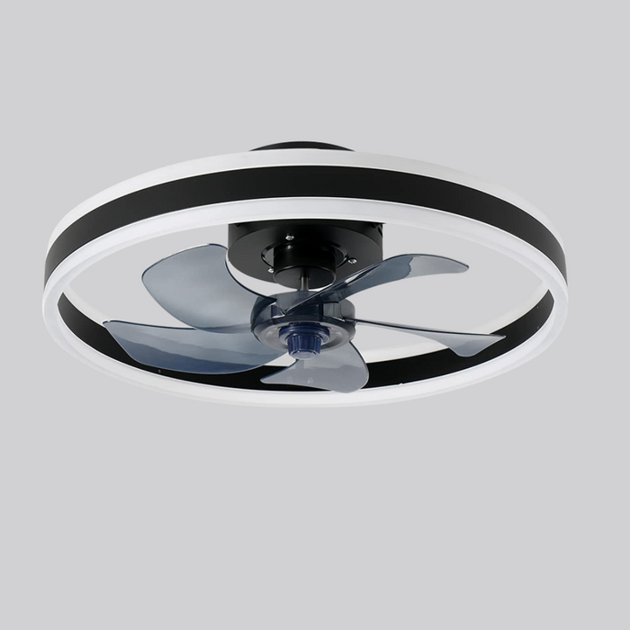 Inteligentny Wentylator Sufitowy z Lampą LED 50 cm, Zdalne Sterowanie, Nowoczesny Design 0