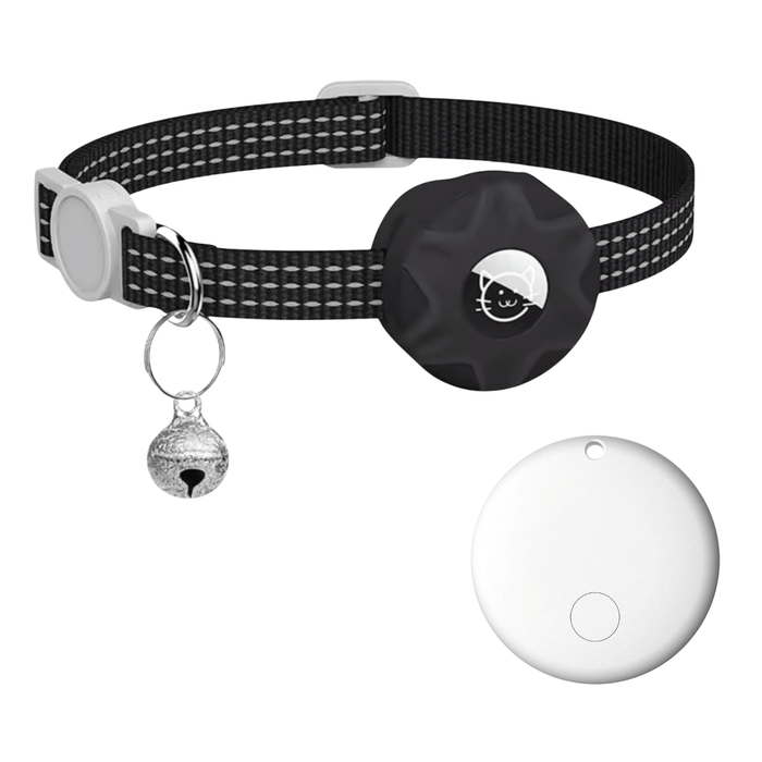 Smart Pet Tracker with Reflective Collar for Dogs and Cats – Bluetooth Location Tracker with Alarm Function 0
