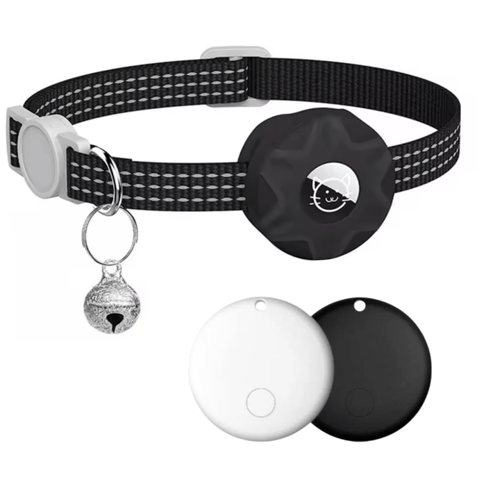 Smart Pet Tracker with Reflective Collar for Dogs and Cats – Bluetooth Location Tracker with Alarm Function 1