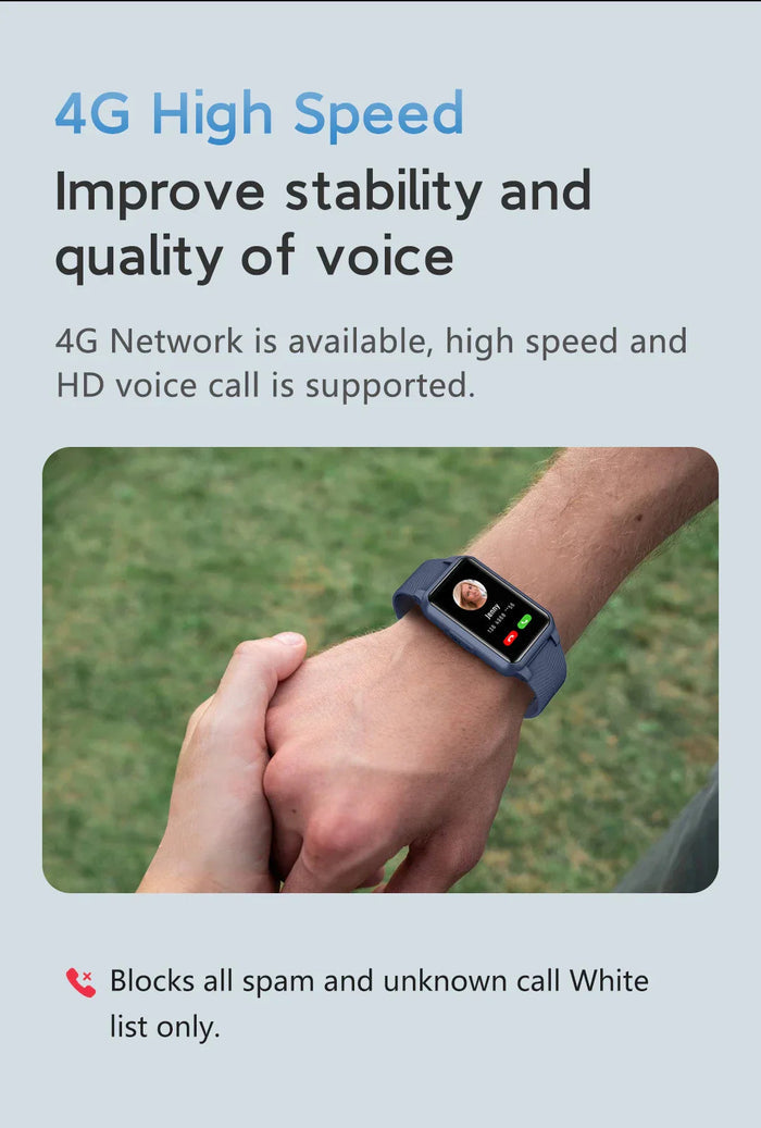 Smartwatch dla Seniorów z Wykrywaniem Upadków, GPS i Alarmem SOS 4G – Wodoodporny, Przypomnienia o Lekach 3
