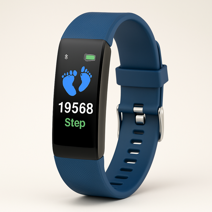 Smartwatch dla seniorów z monitorowaniem stanu zdrowia i wodoodporną konstrukcją 0