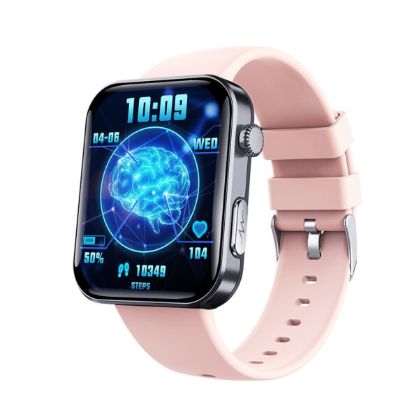 Smartwatch z monitorowaniem poziomu glukozy we krwi i śledzeniem EKG – stalowy monitor zdrowia 1