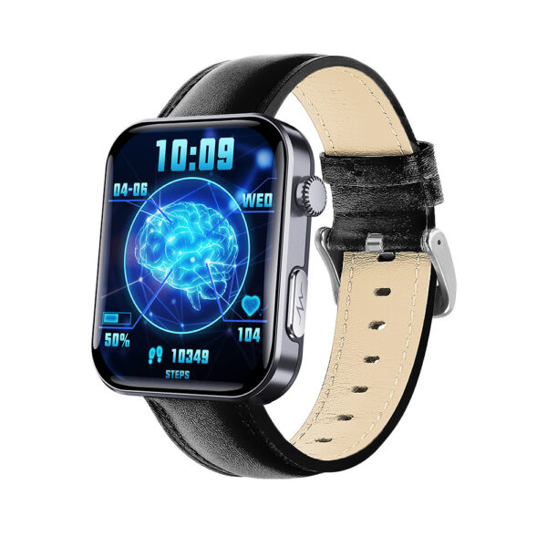 Smartwatch z monitorowaniem poziomu glukozy we krwi i śledzeniem EKG – stalowy monitor zdrowia 5
