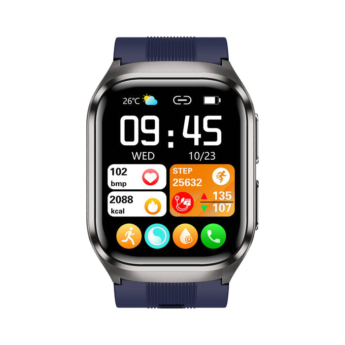 Smartwatch z ciśnieniomierzem i poduszką powietrzną oraz monitorowaniem stanu zdrowia – 2,06-calowy ekran AMOLED 4
