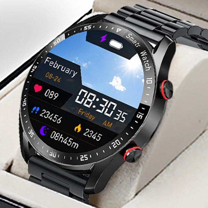 Smartwatch z EKG i monitorem tętna – wodoodporna konstrukcja i ekran dotykowy HD – lekki i wygodny w noszeniu 2