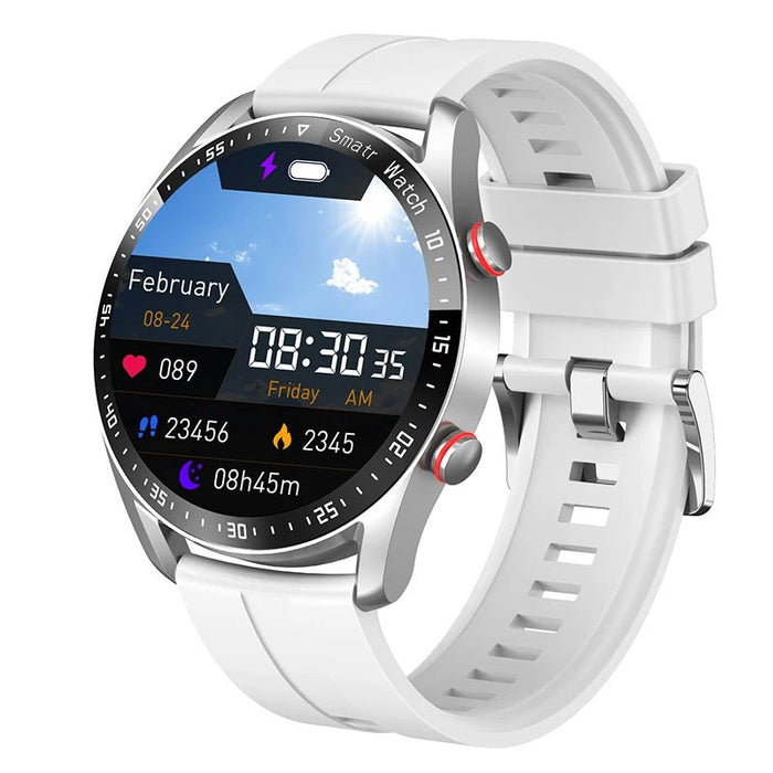 Smartwatch z EKG i monitorem tętna – wodoodporna konstrukcja i ekran dotykowy HD – lekki i wygodny w noszeniu 4