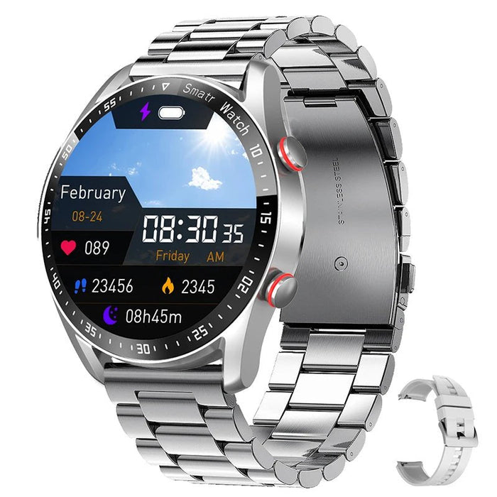 Smartwatch z EKG i monitorem tętna – wodoodporna konstrukcja i ekran dotykowy HD – lekki i wygodny w noszeniu 6