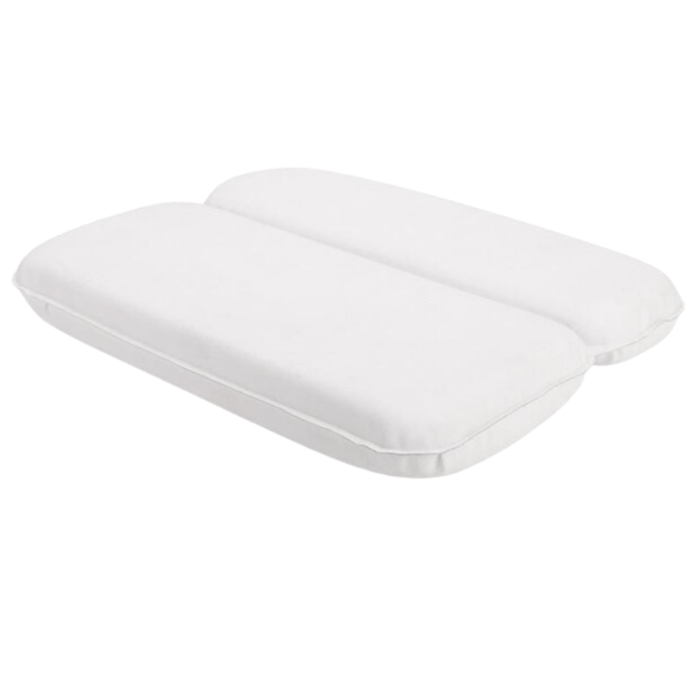 Ergonomiczna poduszka do kąpieli z wodoodpornym materiałem – Biała 4