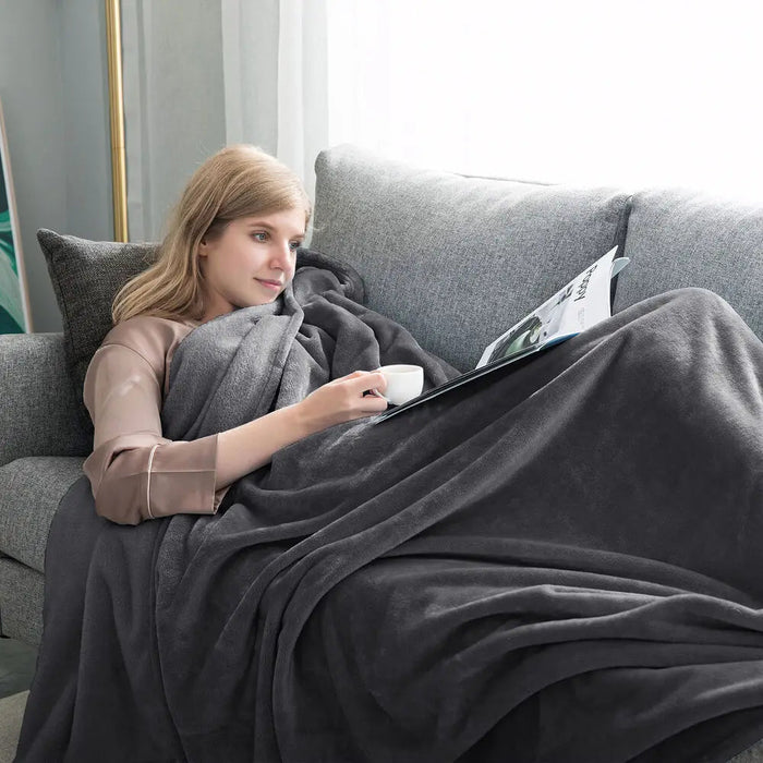 Miękki Koc Fleece dla Ciepłych Wieczorów 2
