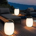 Lampy ogrodowe solarne z ciepłym blaskiem LED – przenośne, ekologiczne oświetlenie tarasu 0