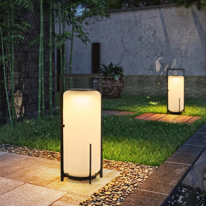 Lampa Ogrodowa Słoneczna LED, Wodoodporna, Energooszczędna, Nowoczesna Lampa Stojąca do Ogrodu, 3 Rozmiary 3