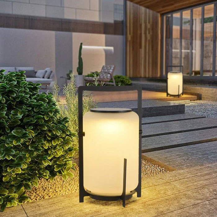 Lampa Ogrodowa Słoneczna LED, Wodoodporna, Energooszczędna, Nowoczesna Lampa Stojąca do Ogrodu, 3 Rozmiary 4