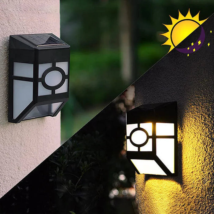 Lampa Ogrodowa LED na Energii Słonecznej, Elegancka Wodoodporna Konstrukcja do Oświetlenia Zewnętrznego 2