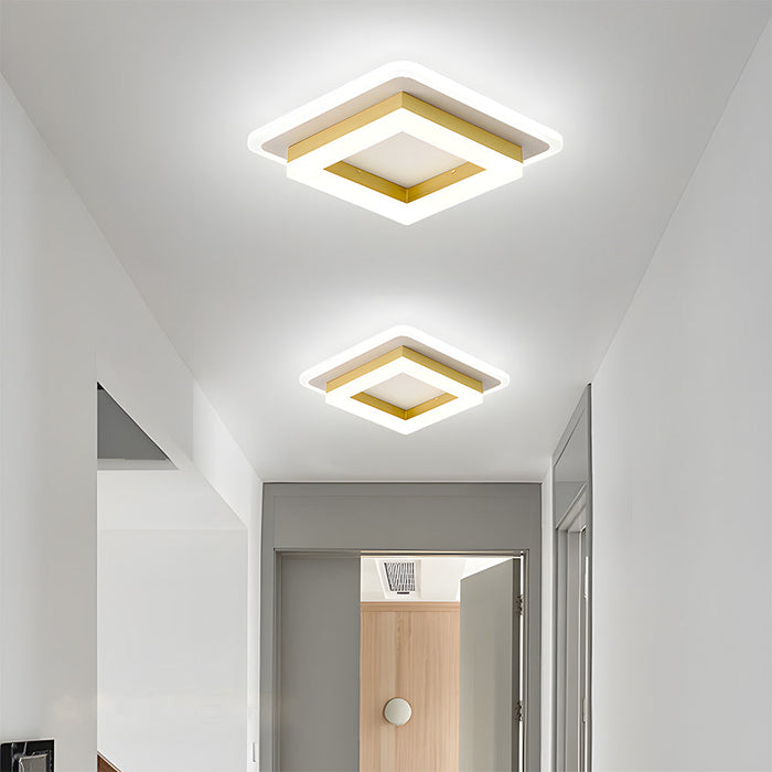 Kwadratowa Lampa Sufitowa LED Nowoczesna i Energooszczędna do Sypialni i Salonu – 1920 Lumenów, Czarna i Biała 6