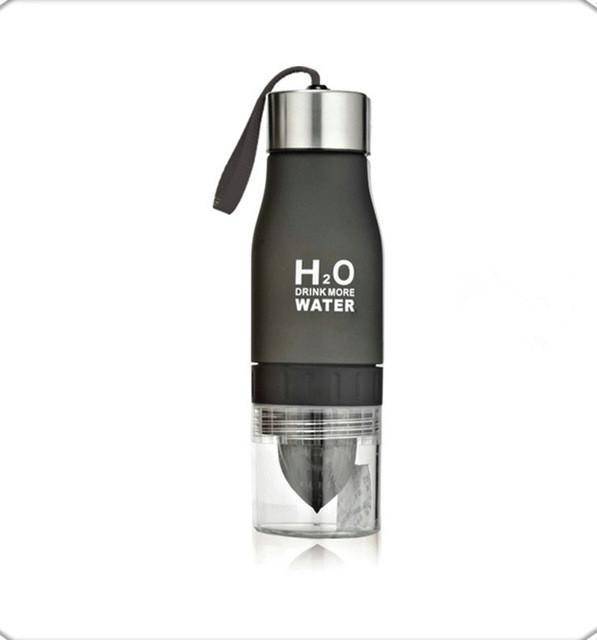 Stylowa Butelka Szklana na Wodę Infuzyjną 650 ml, Bez BPA, Nowoczesny Design do Zdrowego Nawodnienia 0