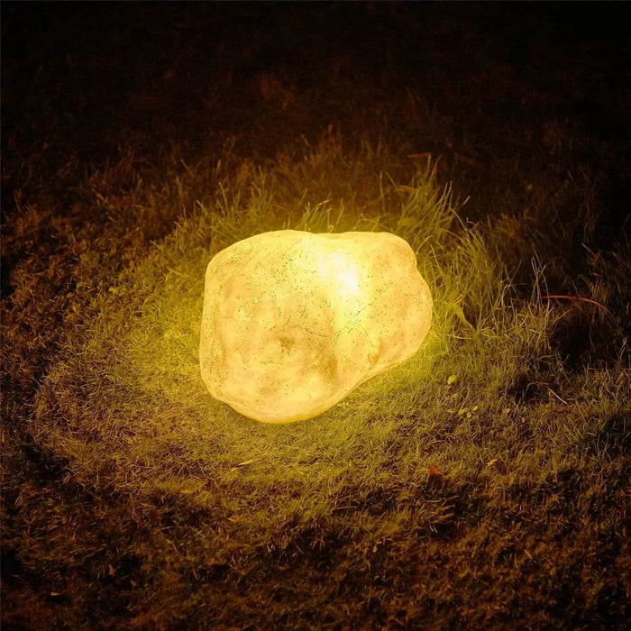 Stylowa Lampa Zewnętrzna Solarna Living Stone na Dom z Naturalnym Designem do Oświetlenia Ogrodu i Ścieżek 0