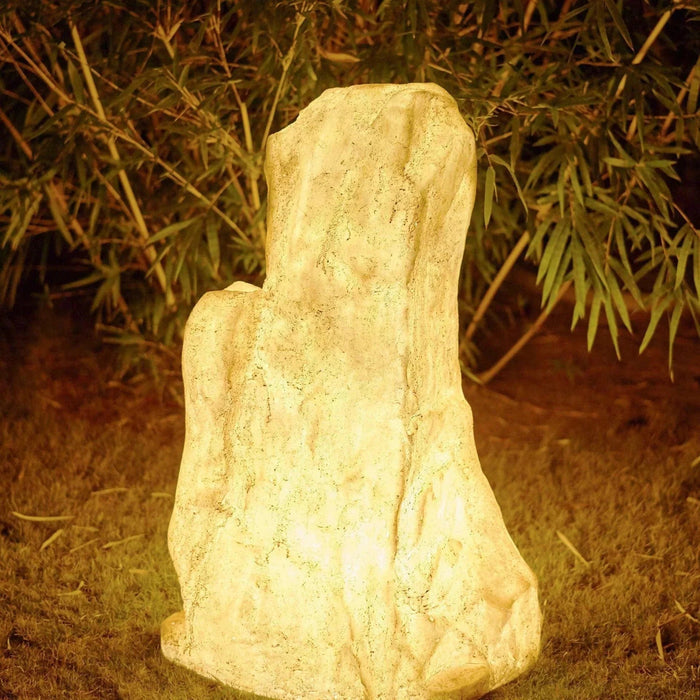 Stylowa Lampa Zewnętrzna Solarna Living Stone na Dom z Naturalnym Designem do Oświetlenia Ogrodu i Ścieżek 4