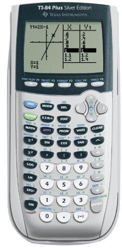 Texas Instruments TI-84 Plus Silver Edition Graphing Calculator, Silver