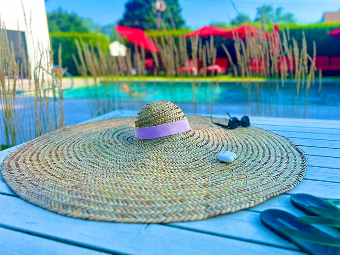 THE AYO FULANI RAFFIA SUNBLOCKER