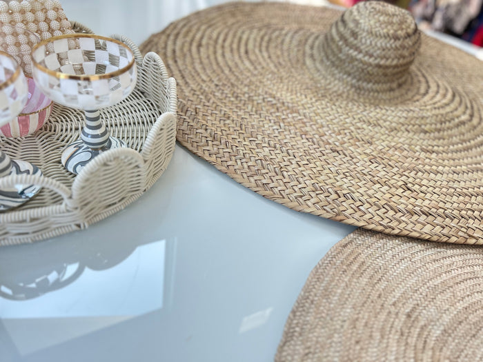 THE AYO FULANI RAFFIA SUNBLOCKER