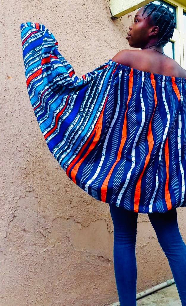 Tulip Dress-Blouse Combo in Cabo Print