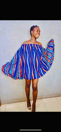 Tulip Dress-Blouse Combo in Cabo Print