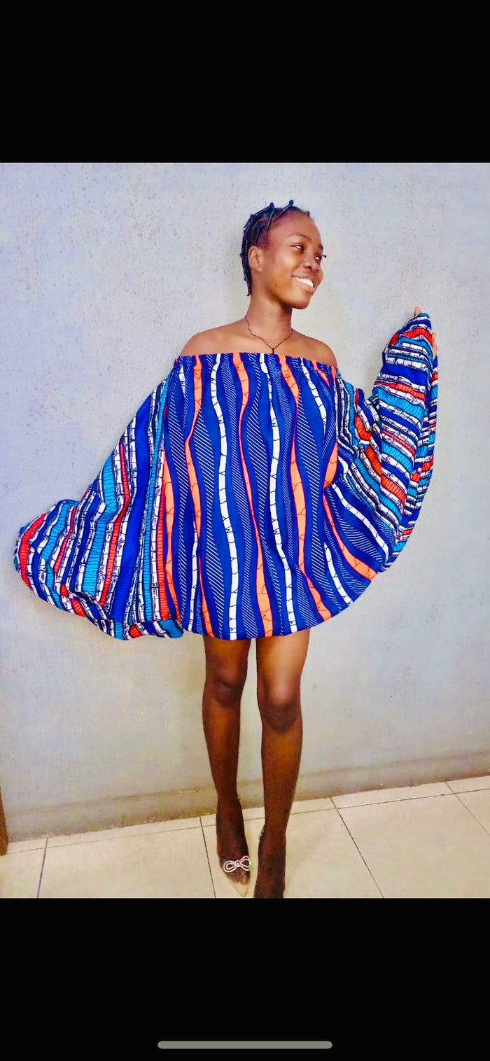 Tulip Dress-Blouse Combo in Cabo Print