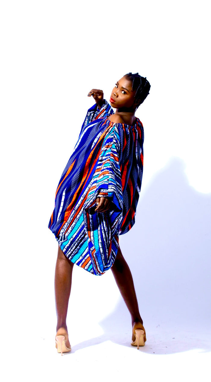 Tulip Dress-Blouse Combo in Cabo Print