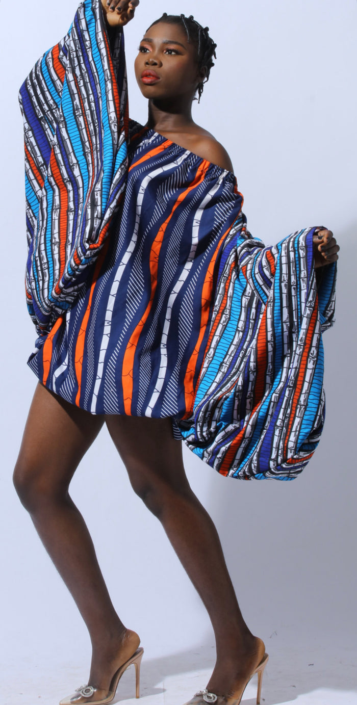 Tulip Dress-Blouse Combo in Cabo Print