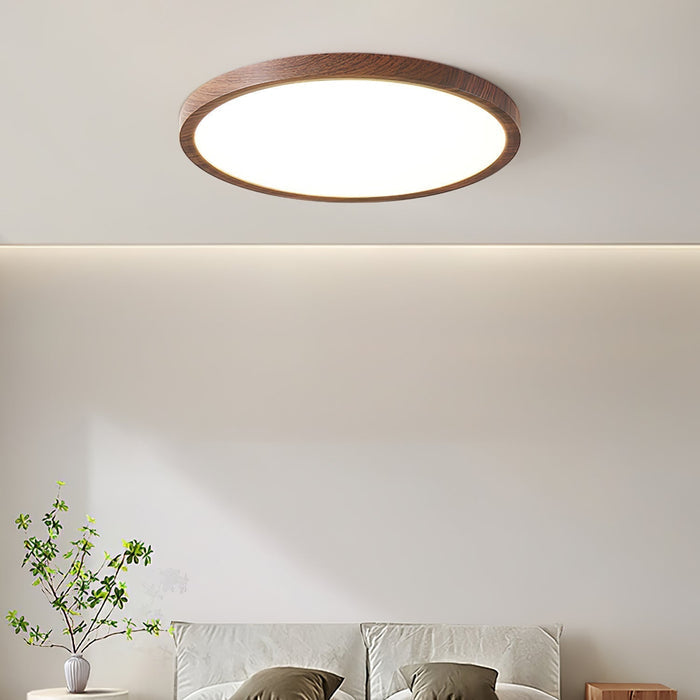 Ultracienka Okrągła Lampa Sufitowa LED z Metalowym Wykończeniem – 30cm, 40cm, 50cm, Idealna do Salonu i Sypialni 1