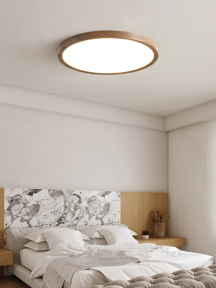 Ultracienka Okrągła Lampa Sufitowa LED z Metalowym Wykończeniem – 30cm, 40cm, 50cm, Idealna do Salonu i Sypialni 3