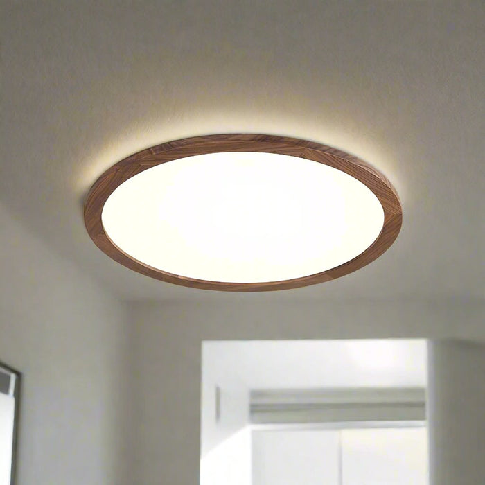 Ultracienka Okrągła Lampa Sufitowa LED z Metalowym Wykończeniem – 30cm, 40cm, 50cm, Idealna do Salonu i Sypialni 5