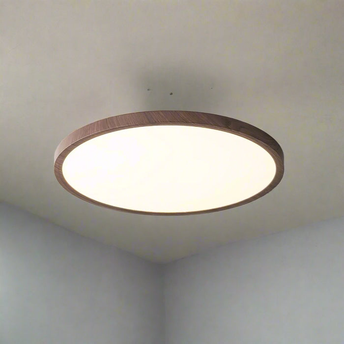 Ultracienka Okrągła Lampa Sufitowa LED z Metalowym Wykończeniem – 30cm, 40cm, 50cm, Idealna do Salonu i Sypialni 6