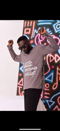 UNISEX : LAGOS; LOVE, COURAGE&JOLLOF  SHIRT, HAND FRAYED DETAIL