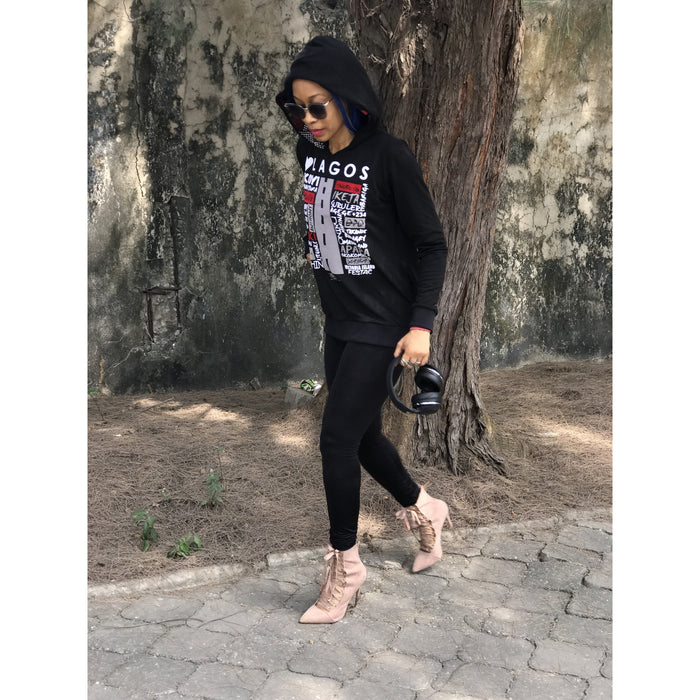 Unisex Love Lagos Hooded Sweatshirt