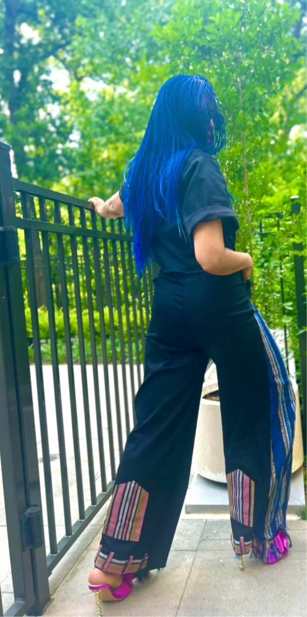 Unisex UPsideDOWN Asóòke Wide Leg Trousers