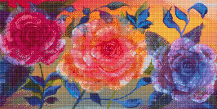 Vibrant Roses