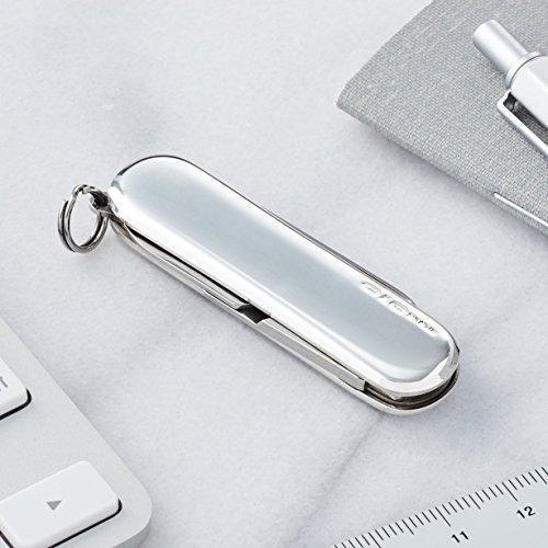 Victorinox Swiss Army Classic SD Pocket Knife, Polished Silver, 58mm