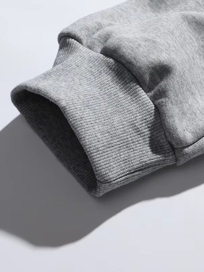 Ciepłe Spodnie Sportowe z Polaru – Essential Joggers z Elastycznym Pasem i Kieszeniami 3