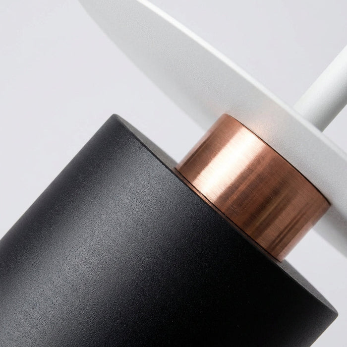Lampa wisząca LED o minimalistycznym designie, wykonana z aluminium i akrylu, emitująca ciepłe światło 3