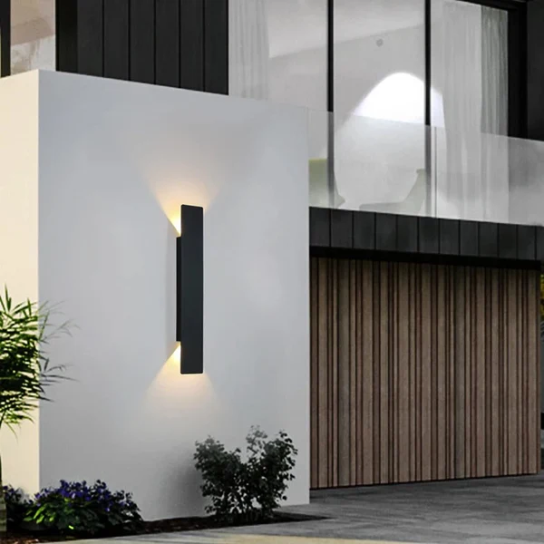 Wodoodporna Lampa Ścienna LED z Aluminium, Energooszczędny Kinkiet Zewnętrzny, Idealne Oświetlenie na Ścianę 4