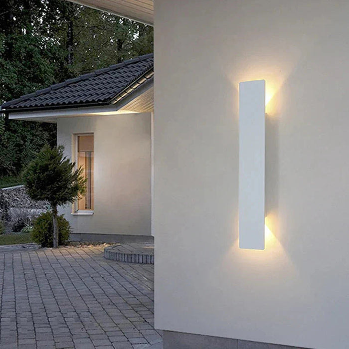Wodoodporna Lampa Ścienna LED z Aluminium, Energooszczędny Kinkiet Zewnętrzny, Idealne Oświetlenie na Ścianę 7