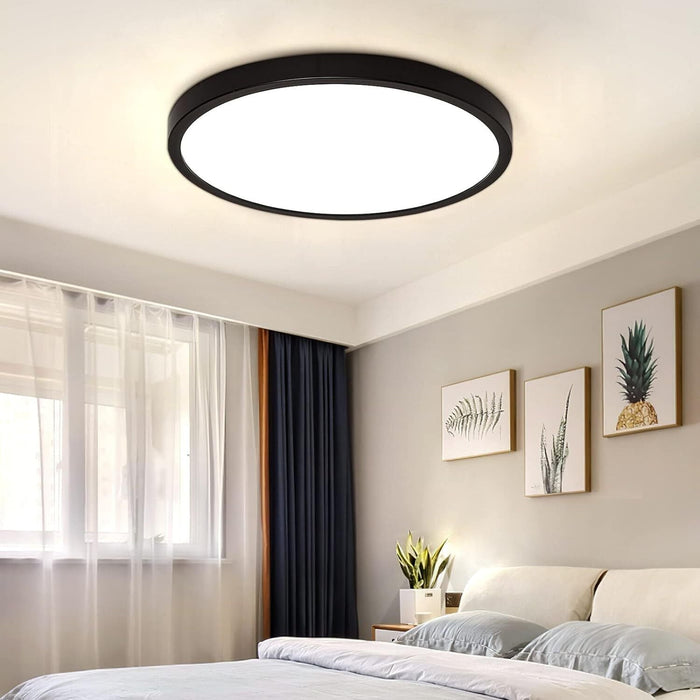 Wodoodporna Lampa Sufitowa LED do Łazienki – Nowoczesny Design, 24W, IP66, Energooszczędna Lampy Sufitowe 0