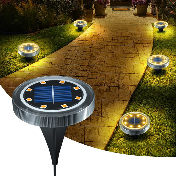 Wodoodporne Lampy Solarne LED do Ogrodu – Energooszczędne Oświetlenie Zewnętrzne na Taras IP65, 4/8/12/16/20 Sztuk 0