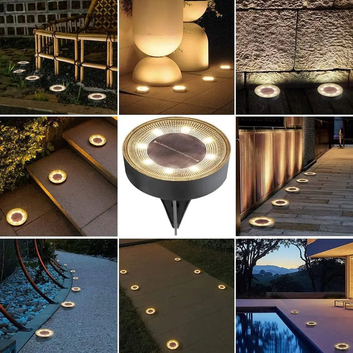 Wodoodporne Lampy Solarne LED do Ogrodu – Energooszczędne Oświetlenie Zewnętrzne na Taras IP65, 4/8/12/16/20 Sztuk 5