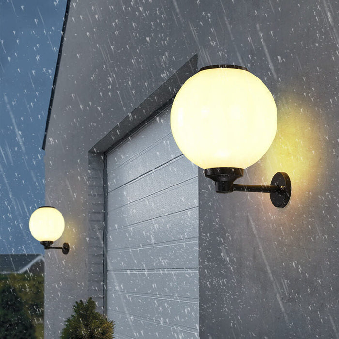 Wodoodporna Lampa Ścienna Solarna Zewnętrzna – Elegancki Design, Ekologiczne Oświetlenie, Rozmiary 20/25/30 cm 4