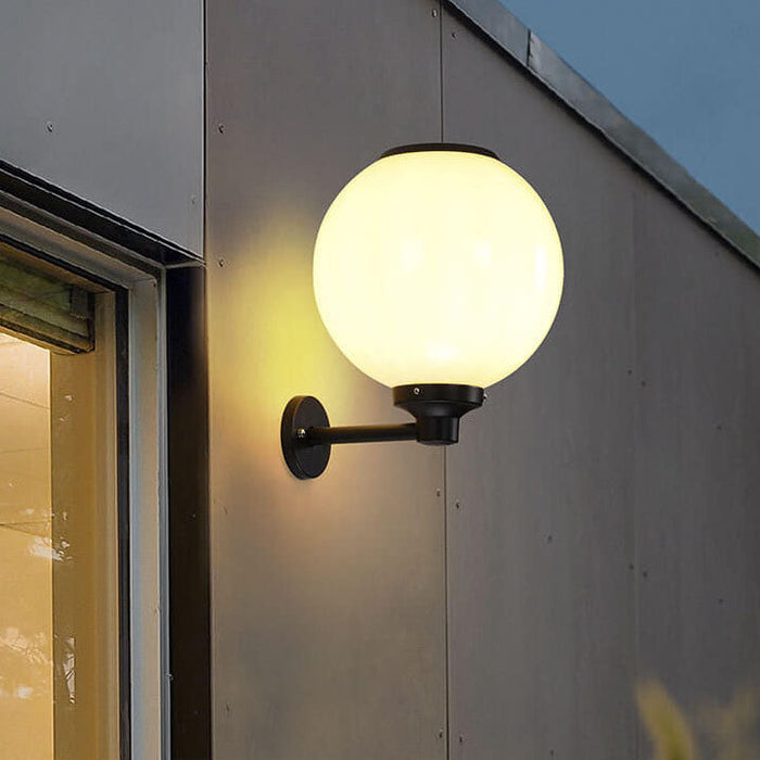 Wodoodporna Lampa Ścienna Solarna Zewnętrzna – Elegancki Design, Ekologiczne Oświetlenie, Rozmiary 20/25/30 cm 6