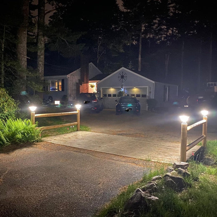 Wodoodporna Lampa Solarno-LED z 3 Barwami Światła – 4000 mAh 4