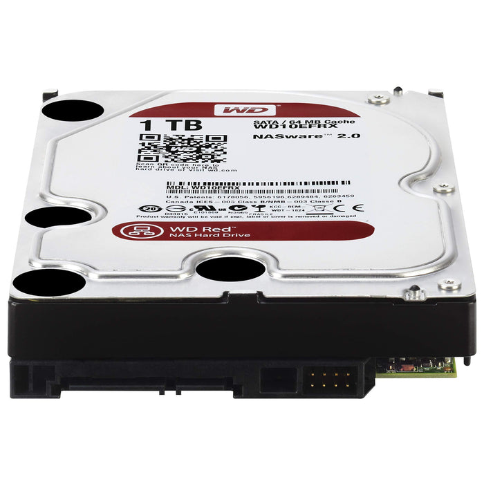 WD Red 1TB NAS Hard Drive - 5400 RPM Class, SATA 6 Gb/s, 64 MB Cache, 3.5" - WD10EFRX